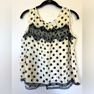 Vintage Early 2000 Polka Dot Top.